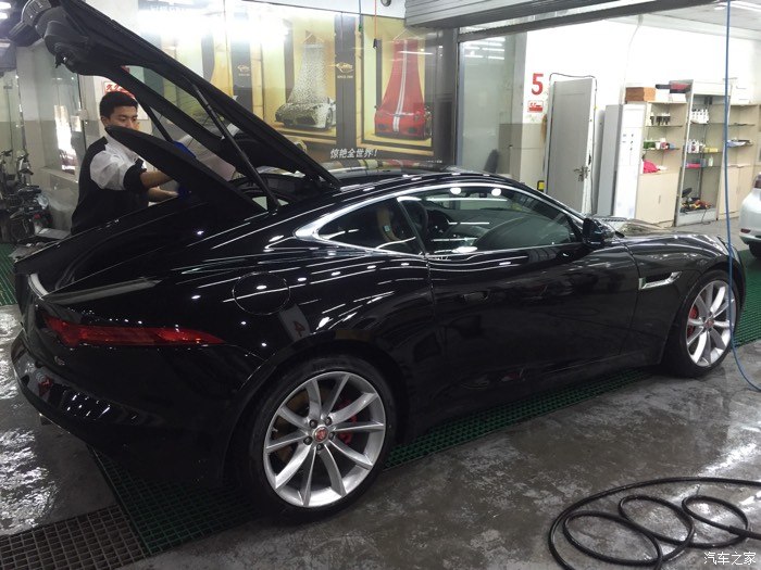 【图】少见黑色提车_捷豹f-type论坛_汽车之家论坛