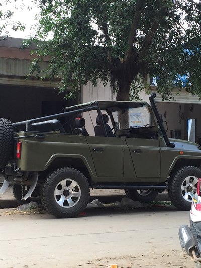 不得不敞篷,现在气温34度,再过几天更可怕!_bj 212论坛_手机汽车之家