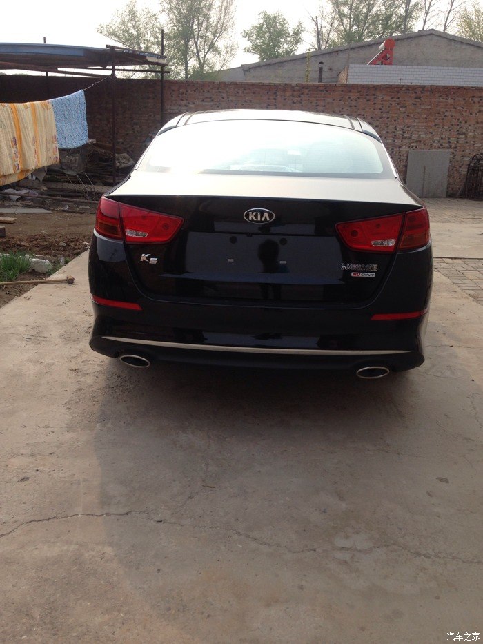 【图】北京黑色k5已提车._起亚k5论坛_汽车之家论坛