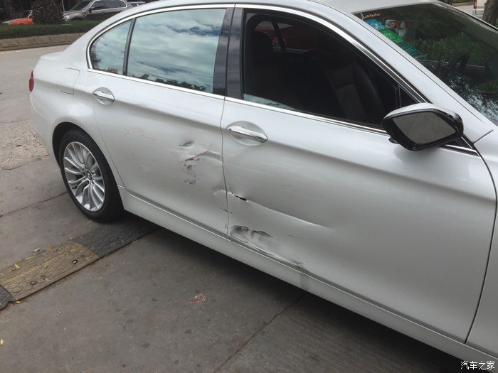 【图】车祸,两个门严重受损_宝马5系论坛_汽车之家论坛