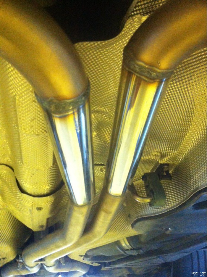 奔驰ml400改装之路赛百灵排气的小手术