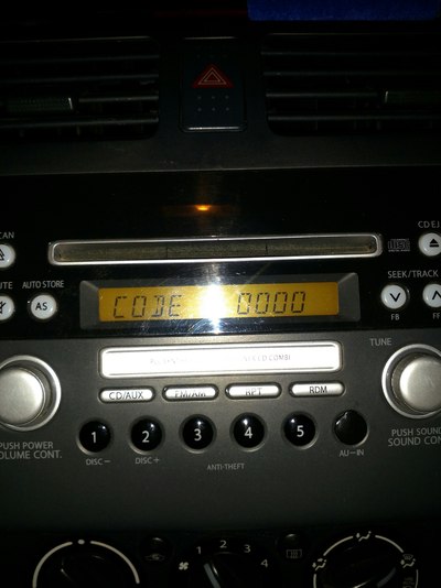 雨燕2010歌乐cd如何解锁?