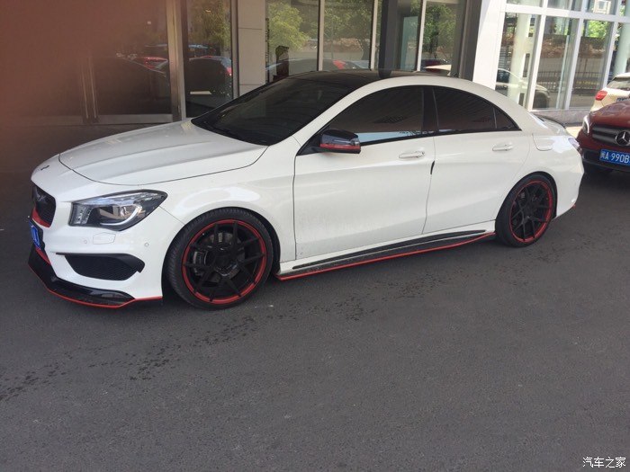 【图】;4s偶遇～美不美你们自己感受吧…_奔驰cla级论坛_汽车之家论坛