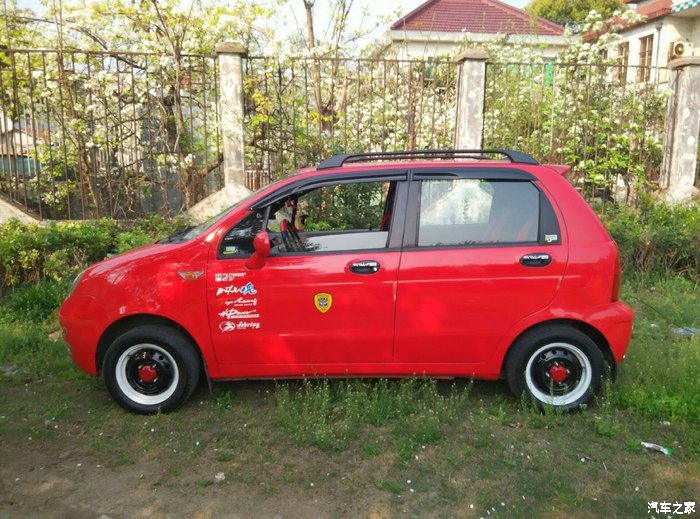 【图】铁圈改色完毕,_奇瑞qq/qq3/qq6论坛_汽车之家论坛