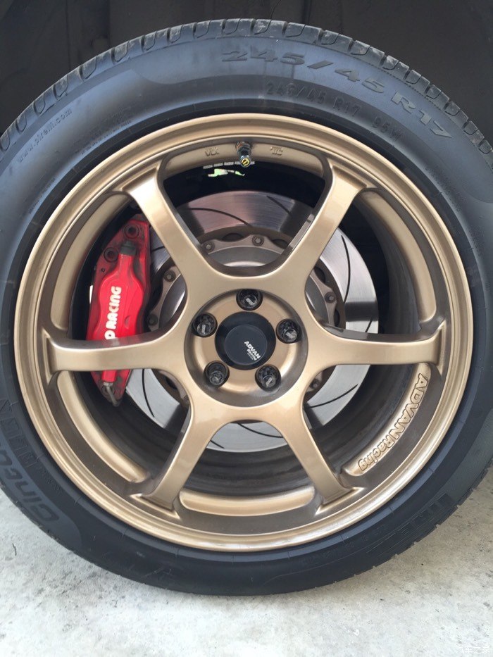 出售advanracingrg2轮毂加胎版主发财