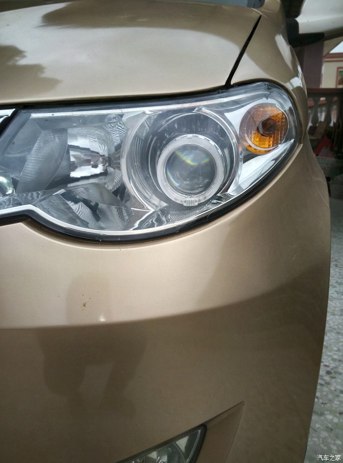 五菱宏光大灯改装透镜晒下吧