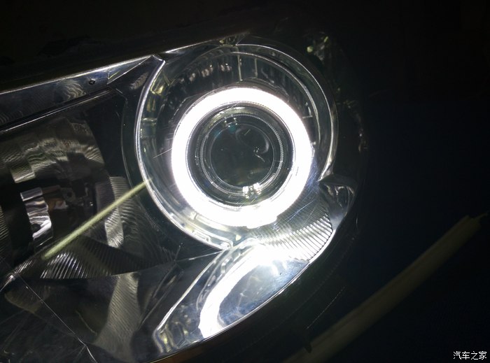 五菱宏光大灯改装透镜晒下吧