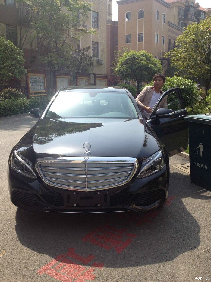 【图】c200黑立标简单提车作业_奔驰c级论坛_汽车之家论坛