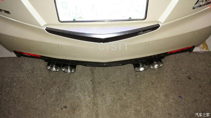 【图】ats碳纤维后扰流器四出尾喉_凯迪拉克ats/ats-l论坛_汽车之家