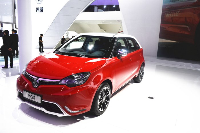 【图】新款mg3上海车展实拍_名爵3论坛_汽车之家论坛
