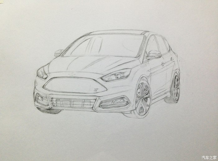 福克斯st彩铅手绘橙色小钢炮福克斯st送给哥们儿的礼物