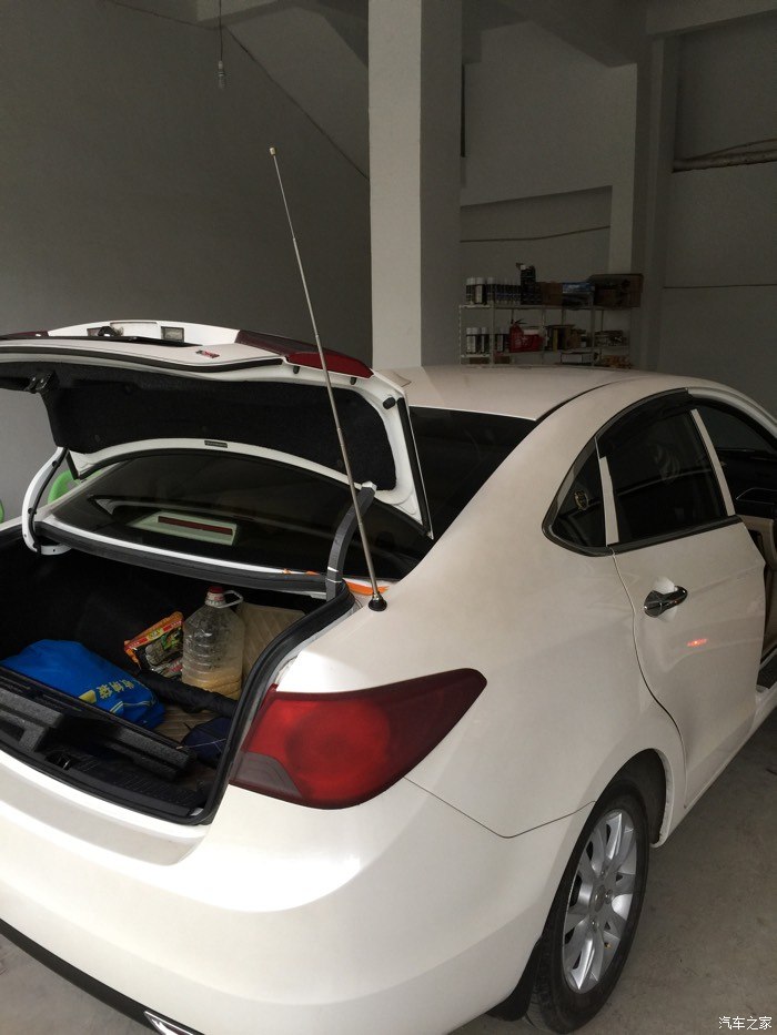 海马m3电动伸缩天线改装成功