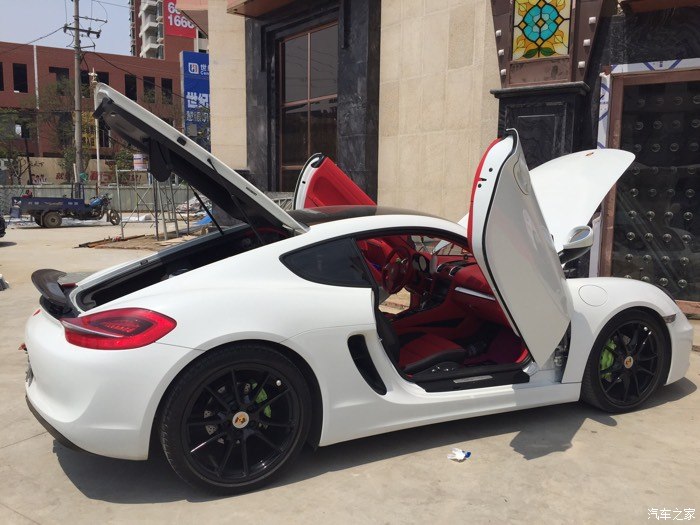 保时捷981凯门改装剪刀门