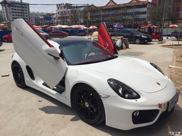 保时捷981凯门改装剪刀门