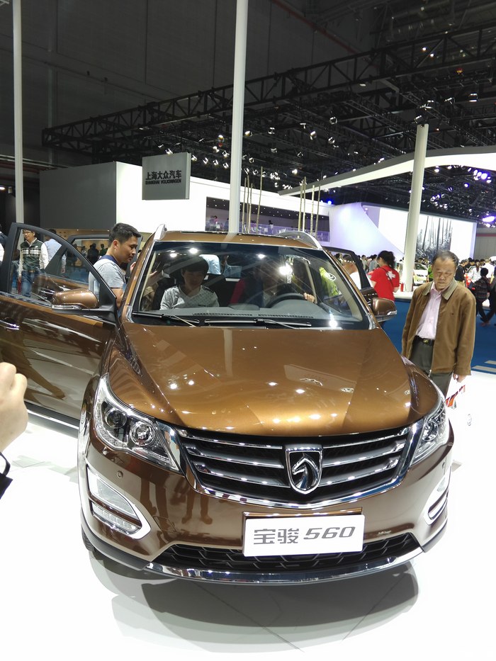 上海宝骏730车友会成立啦车友第一次相聚在上海车展