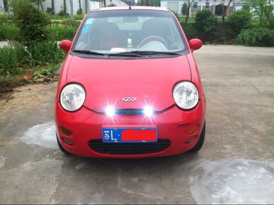 qq加装鹰眼日行灯,很亮,只是…………_奇瑞qq/qq3/qq6论坛_手机汽车之