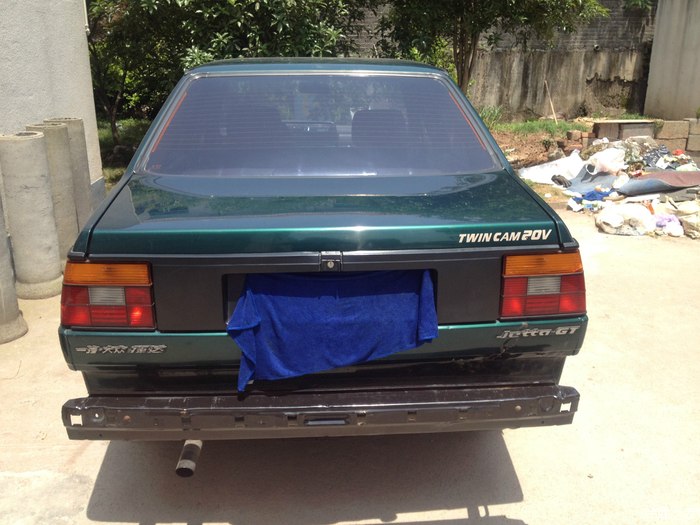 我姑父带回来的98捷达gt呵呵