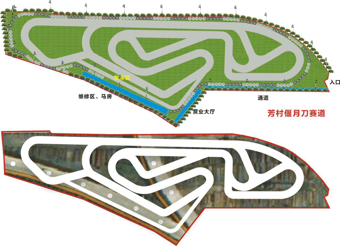 没有自己的logo,建议可以参照上海赛车场卡丁世界logo那样,把赛道地图
