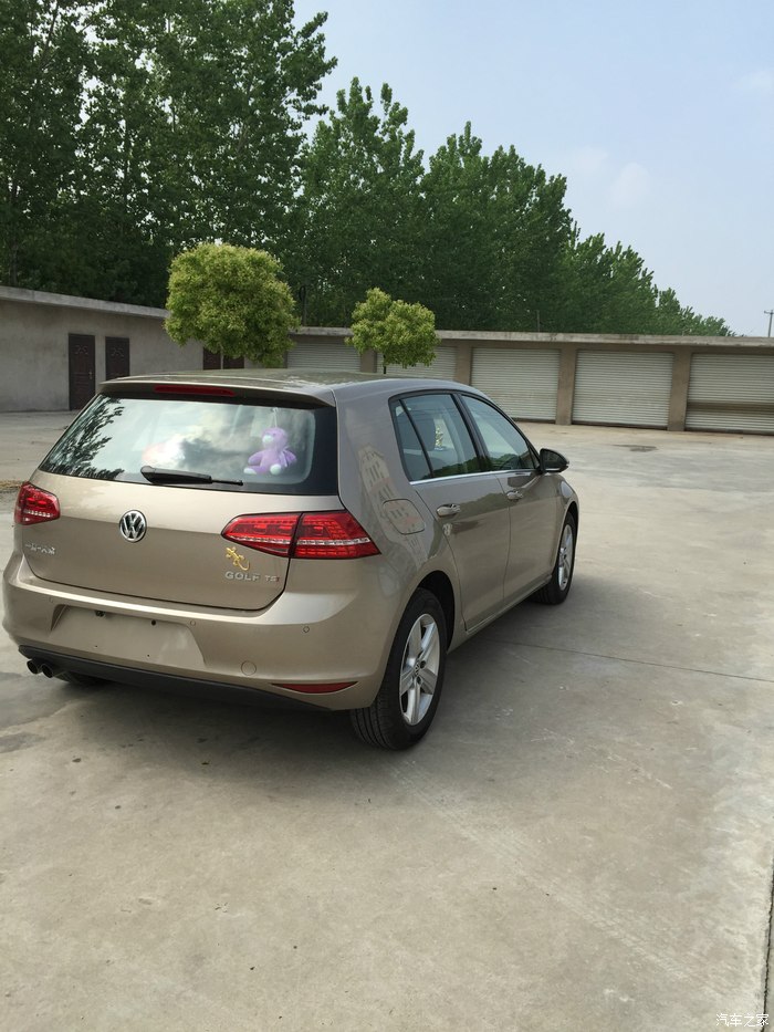 为了最初的等待我的高尔夫7塔希提金14自舒版提车作业