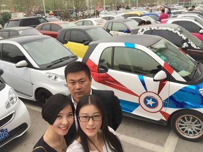 石家庄smart联盟车友会观看《速度与激情7》