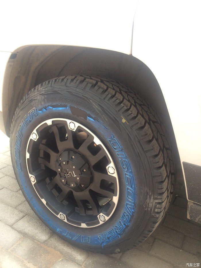 自由客改轮胎at3的,样子马上好看
