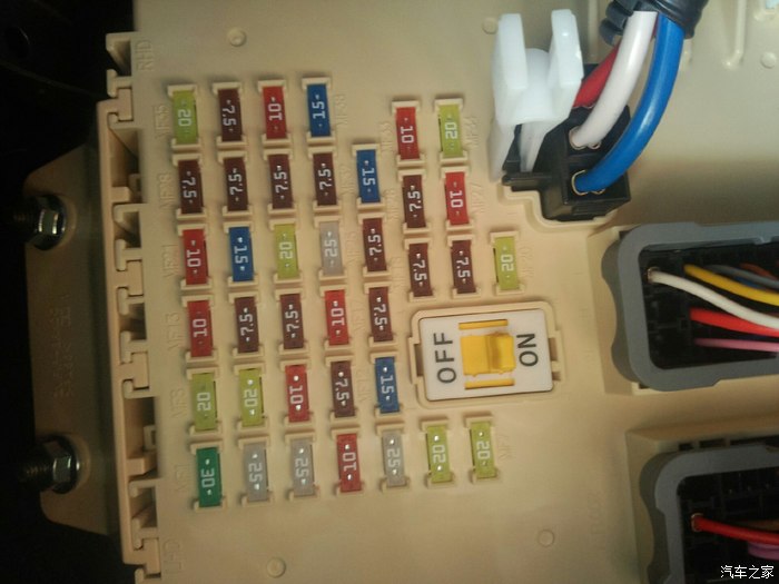 哪位大神能在这个图片里标明示宽灯的保险丝是哪个