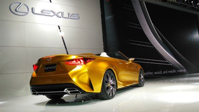 2015 上海車展 第13彈:雷克薩斯lf-c2 土豪金概念車