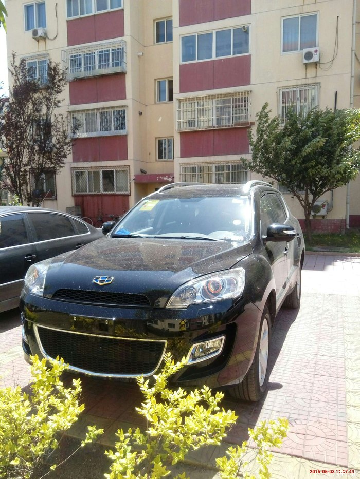 我的吉利大豪情suv车,爽!