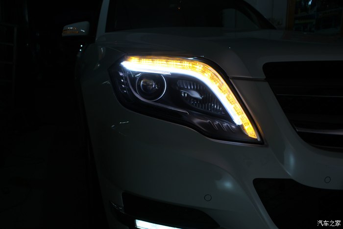 江西奔驰glk灯光升级 小作业