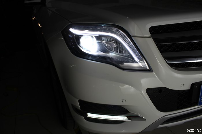 江西奔驰glk灯光升级 小作业