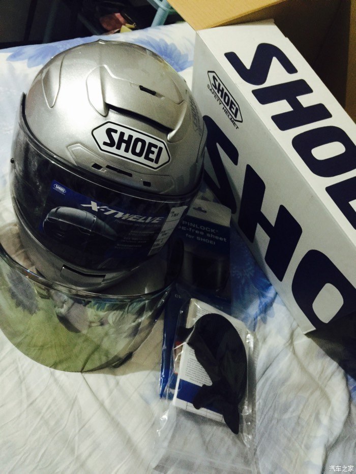 上海出 全新shoei x12 素银 仅试戴l号黄金尺寸