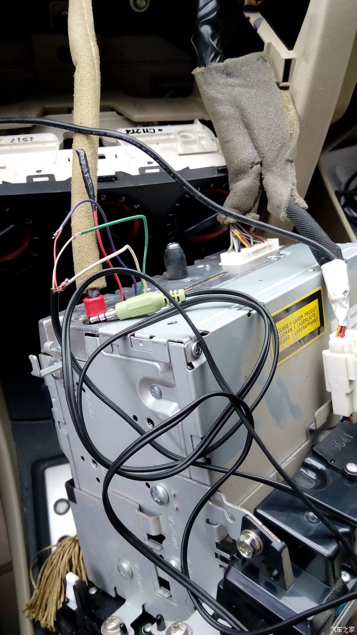 马自达3自己diy安装aux线