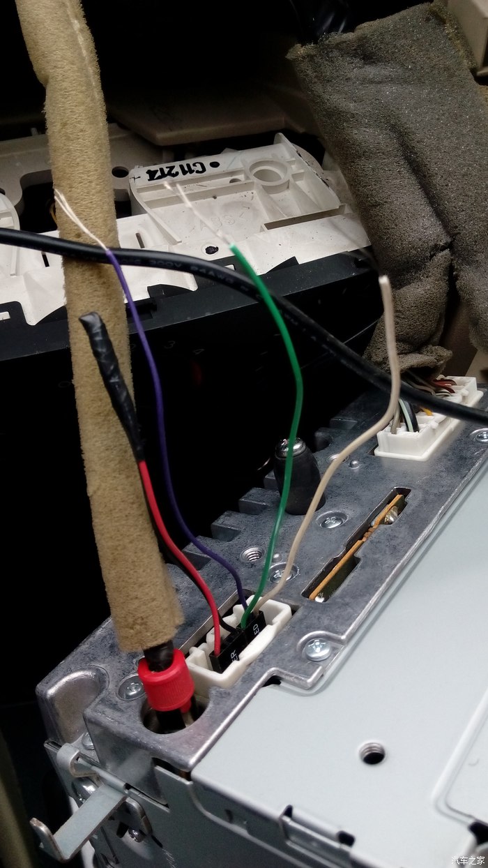 马自达3自己diy安装aux线