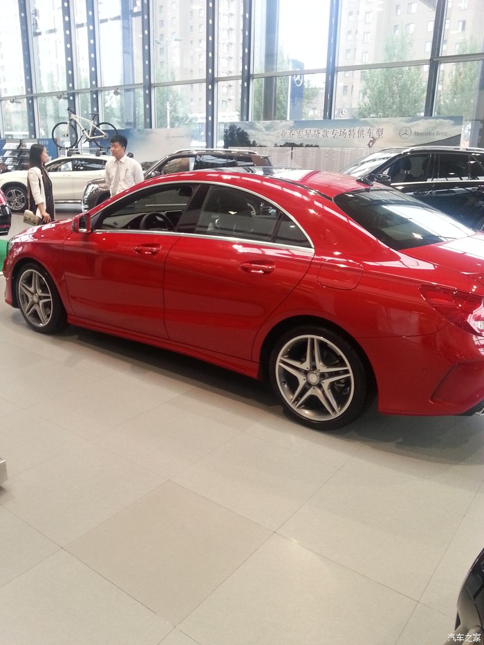 沈阳铁西北二路4s奔驰店红色cla到货