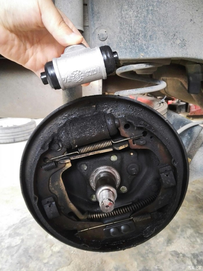 换后刹车分泵了