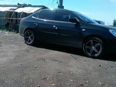 11款悦动-轮毂改装