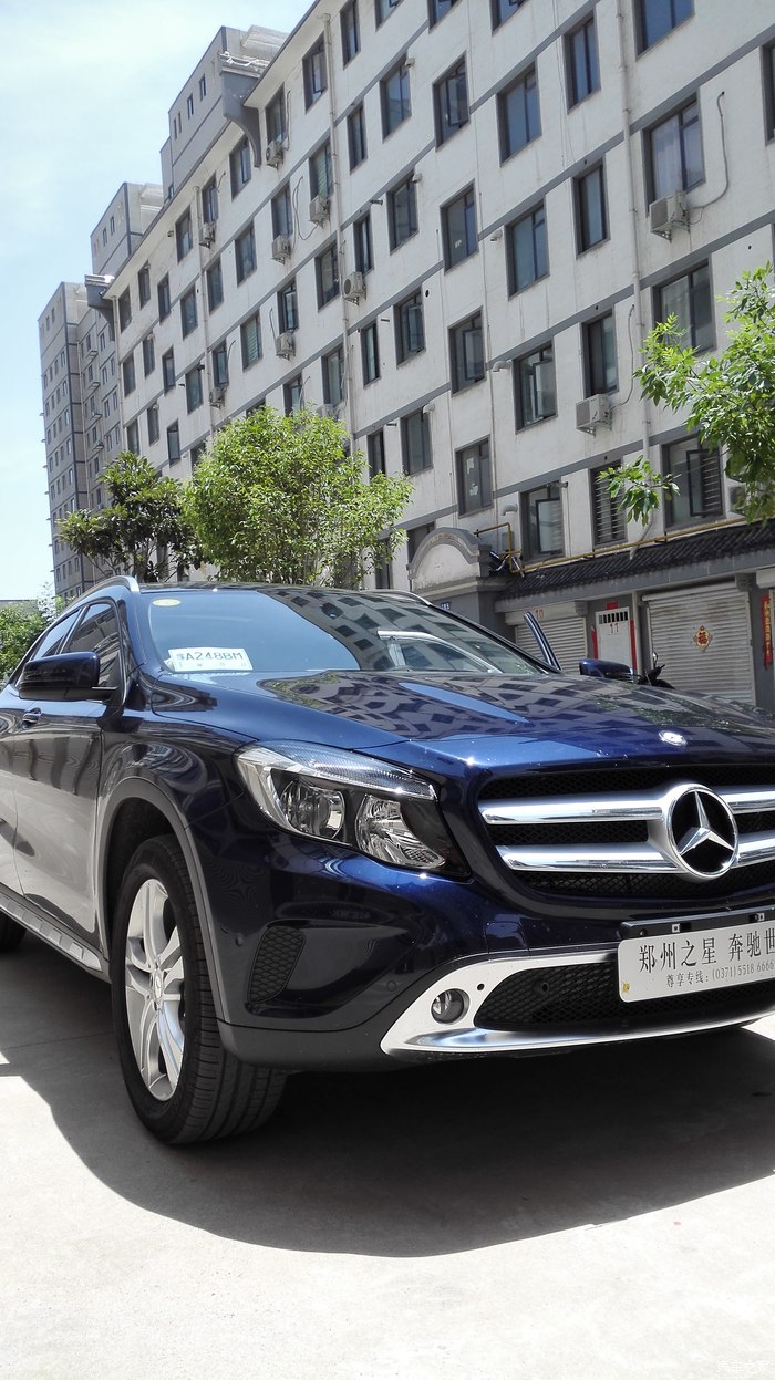 【图】gla200钙蓝,终于传上照片了._奔驰gla论坛_汽车之家论坛