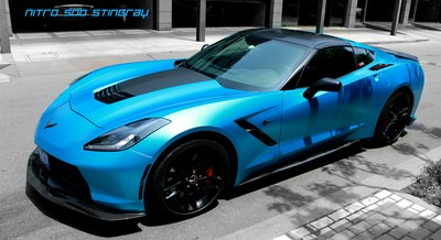 我的c7 stingray 新颜色陶瓷海洋微光蓝