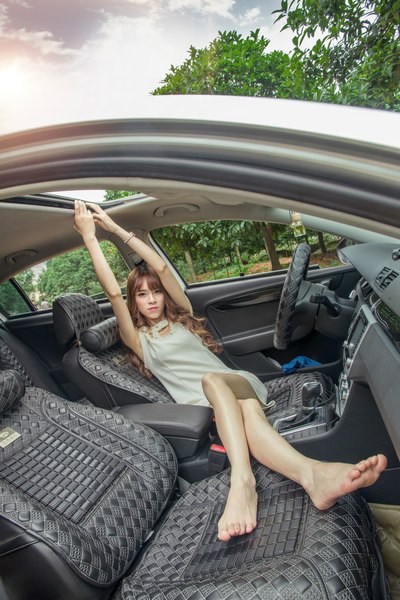 迈腾车模遇见生态园林,送给我最爱的她