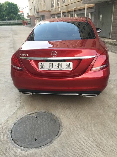 红色立标c180l 简单作业_奔驰c级论坛_手机汽车之家