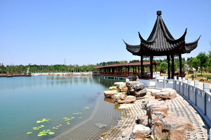 烈日当头老何骑行之刘伶公园