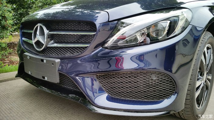 【图】标轴到店,c200大标钙蓝._奔驰c级论坛_汽车之家论坛