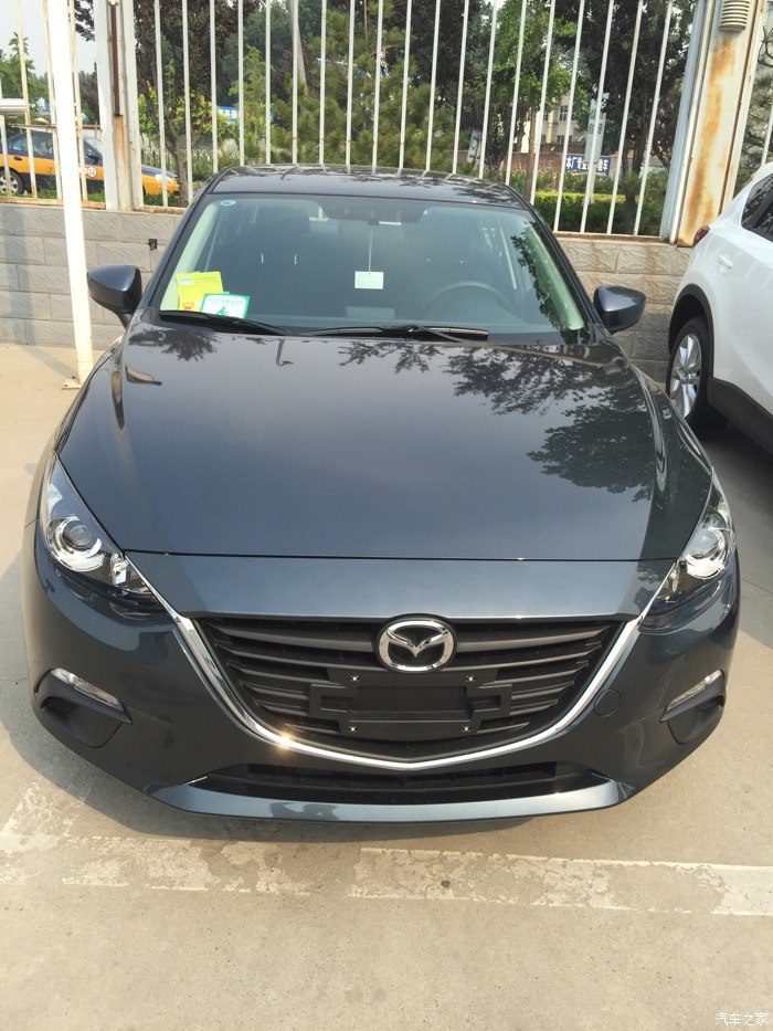 【图】帝都提车,格调灰高清无码_马自达3 昂克赛拉论坛_汽车之家论坛