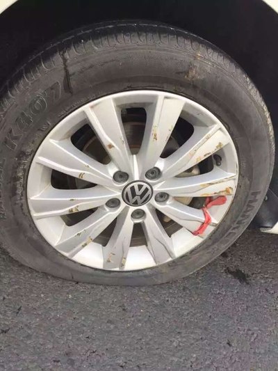 车胎爆了,求安慰