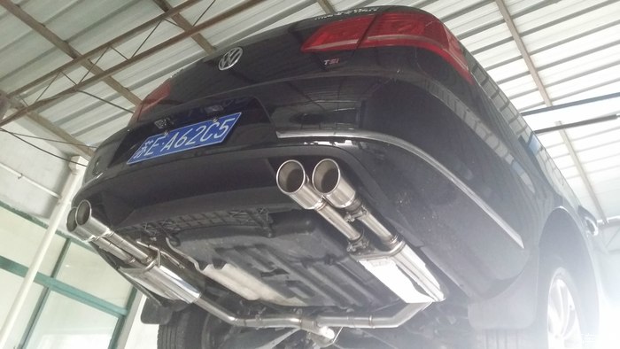 大众新老迈腾改装cgw中尾段排气欢迎新老客户前来围观