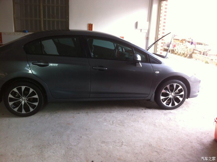 9代思域换上si轮毂