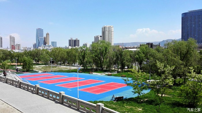 兰州马拉松公园掠影