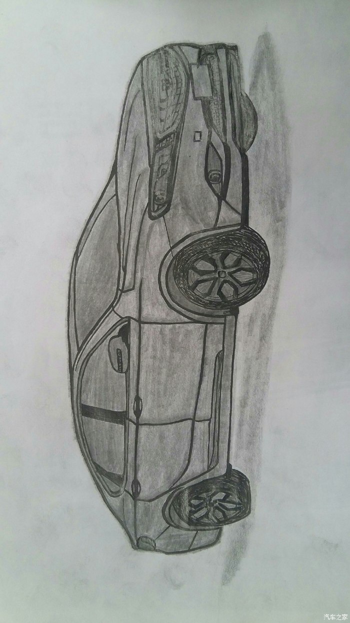 【图】手绘最美国产车,吉利博瑞._博瑞/博瑞新能源论坛_汽车之家论坛