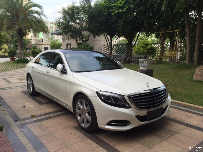 【图】s400l 4matia,白色车身棕色内饰_奔驰s级论坛_汽车之家论坛