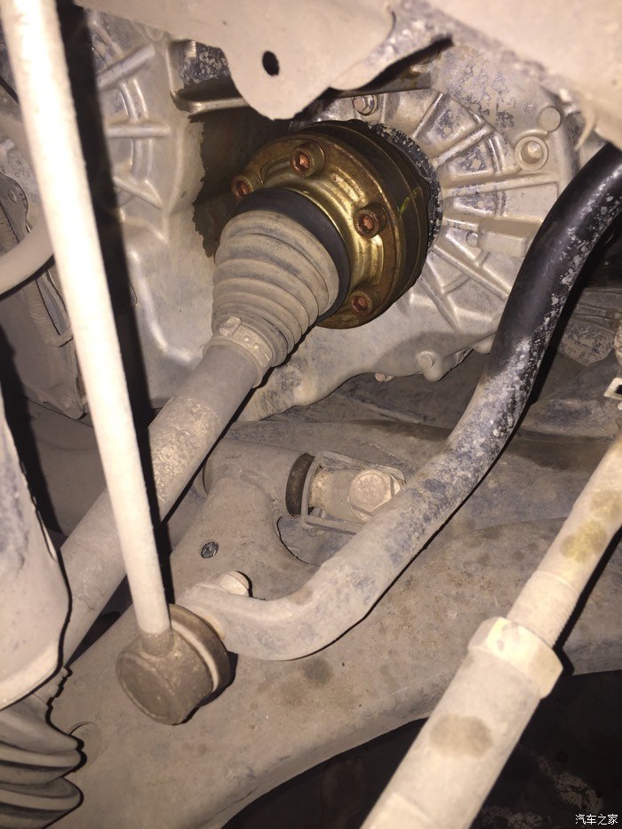 今天去4儿子换了新的半轴螺栓